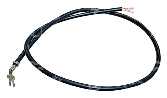 drát k motoru vysavače, L=175 mm, 2 zapoj, černý